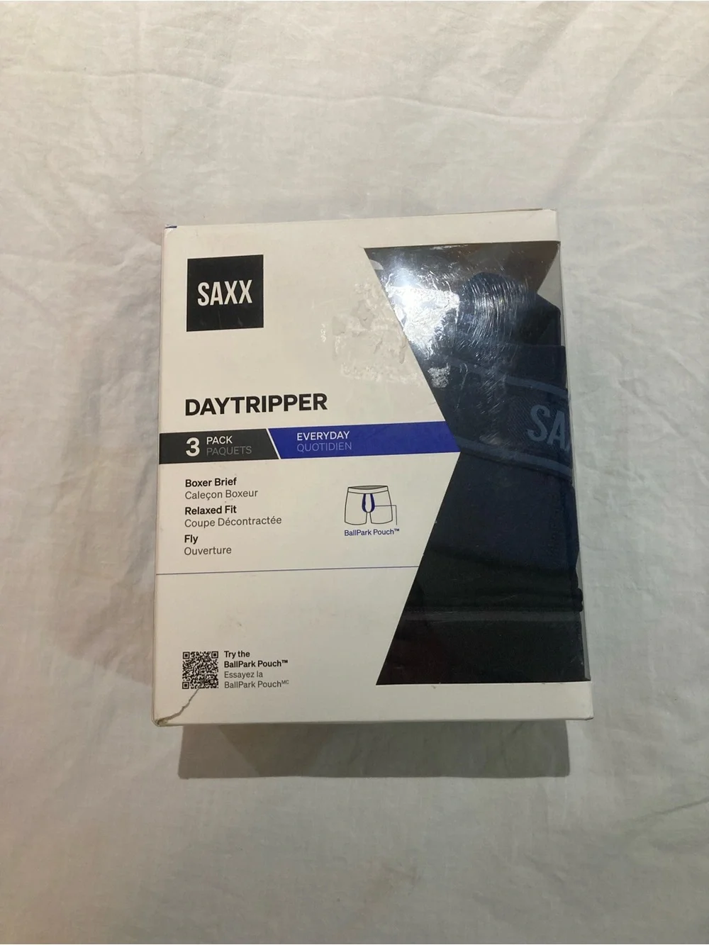 2-pack Saxx Daytripper Ballpark Pouch Boxer Briefs, Men’s size 4X, NIB!